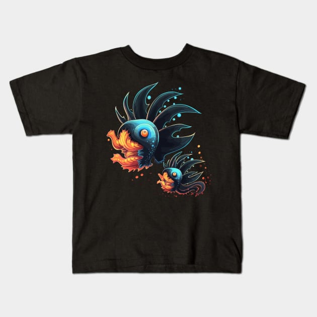 Sea Slug Fathers Day Kids T-Shirt by JH Mart